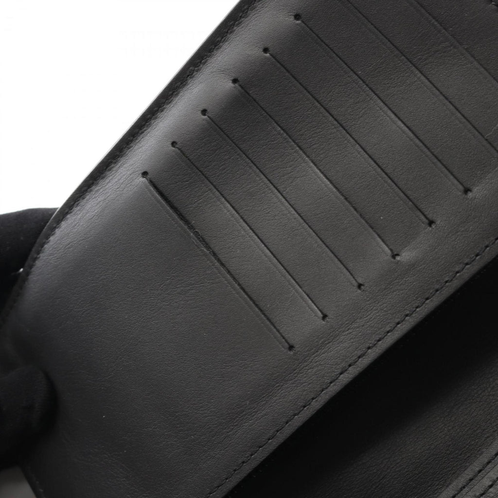 Louis Vuitton Black Leather Long Wallet
