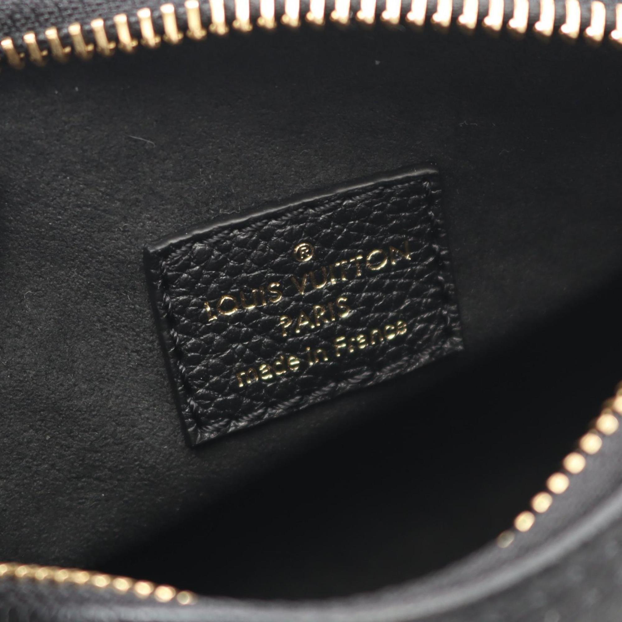 Louis Vuitton Black Leather Handbag