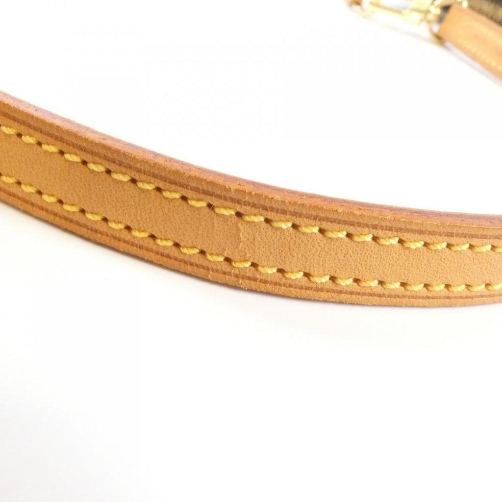 Louis Vuitton Marron Coated Canvas Pochette Pouch
