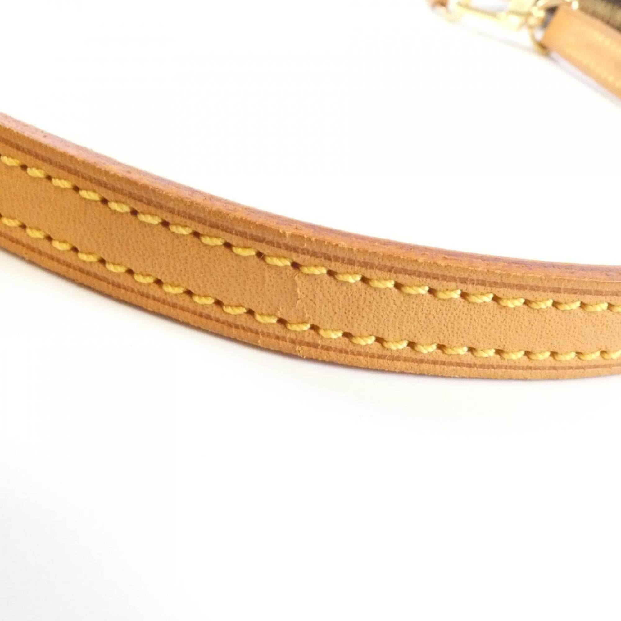 Louis Vuitton Marron Coated Canvas Pochette Pouch