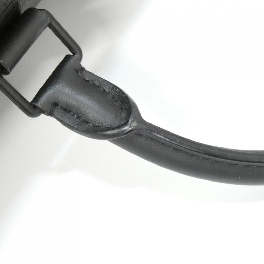 Louis Vuitton Black Leather Boston Bag