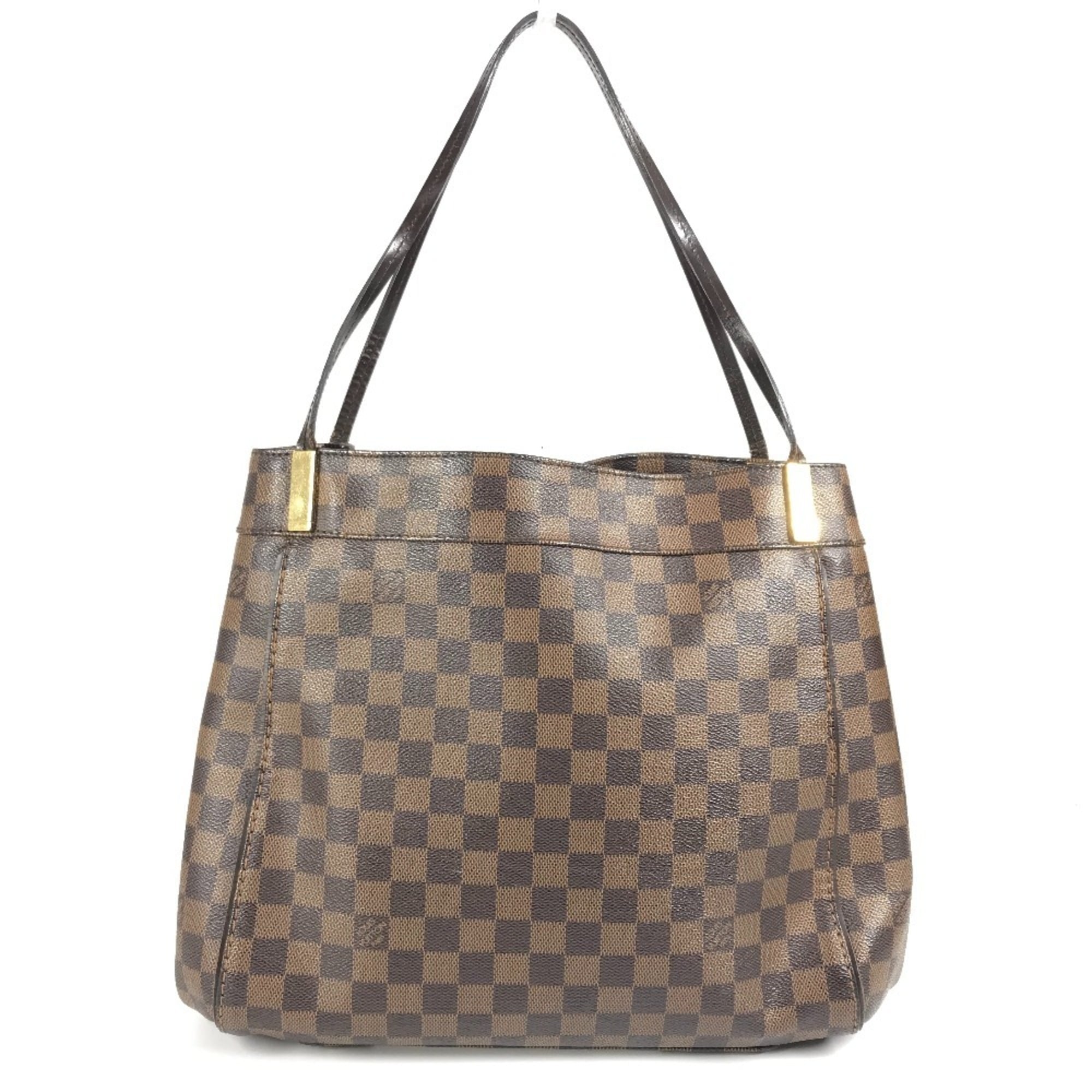 Louis Vuitton Damier Brown Ebene Damier Canvas Shoulder Bag Tote Bag