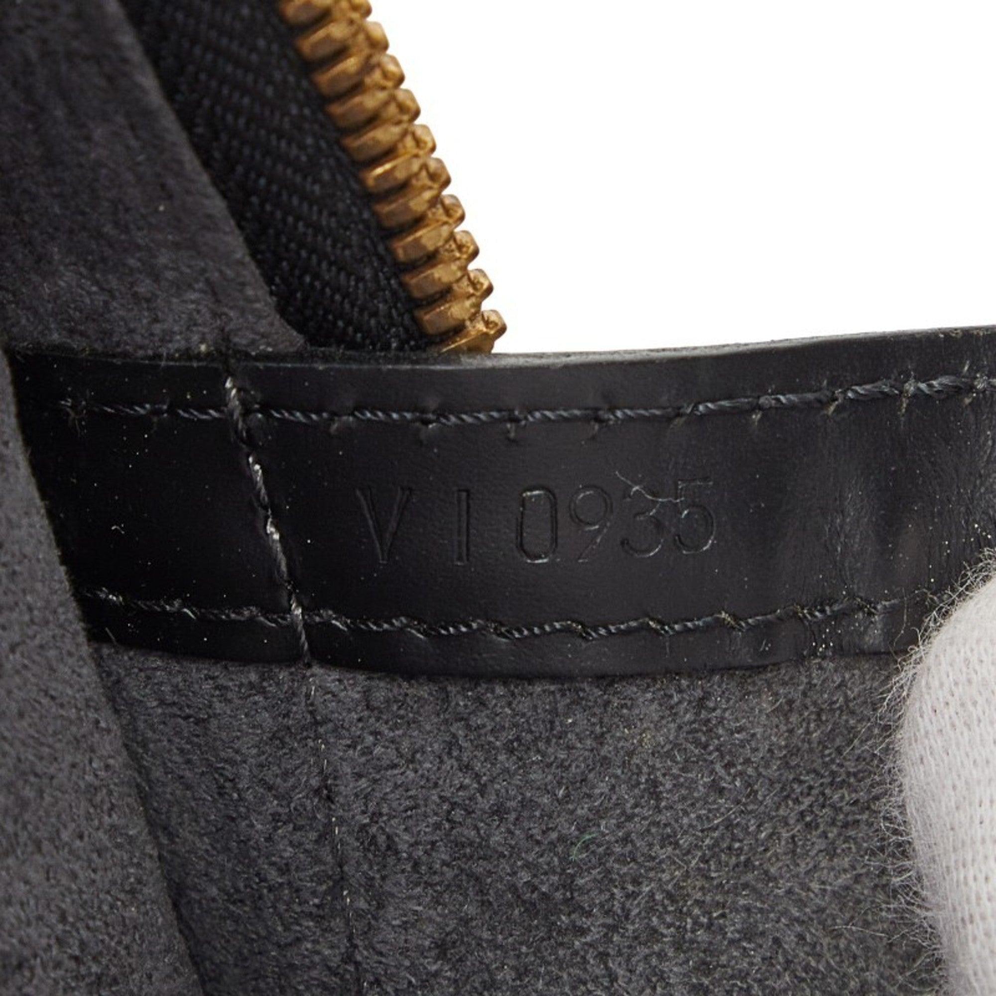 Louis Vuitton Black Noir Leather Backpack