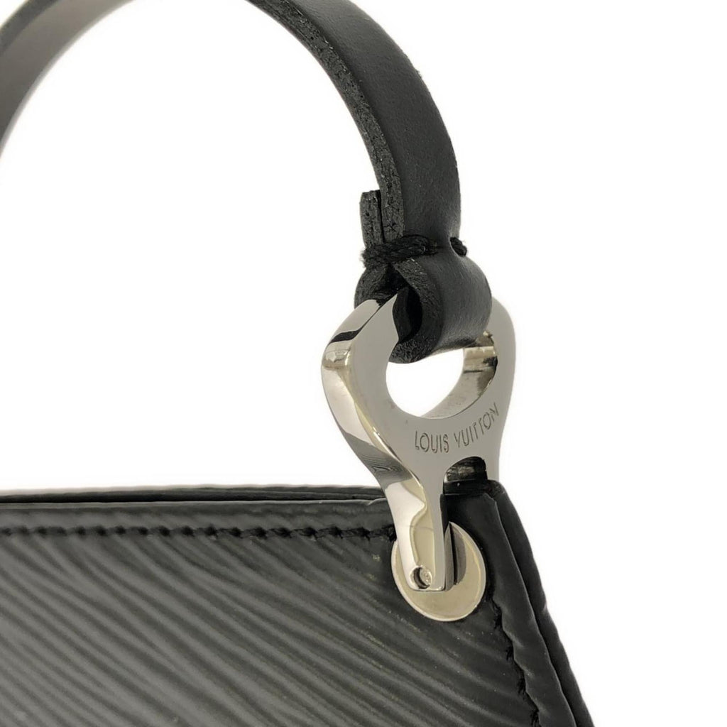 Louis Vuitton Black Leather Pochette Pouch