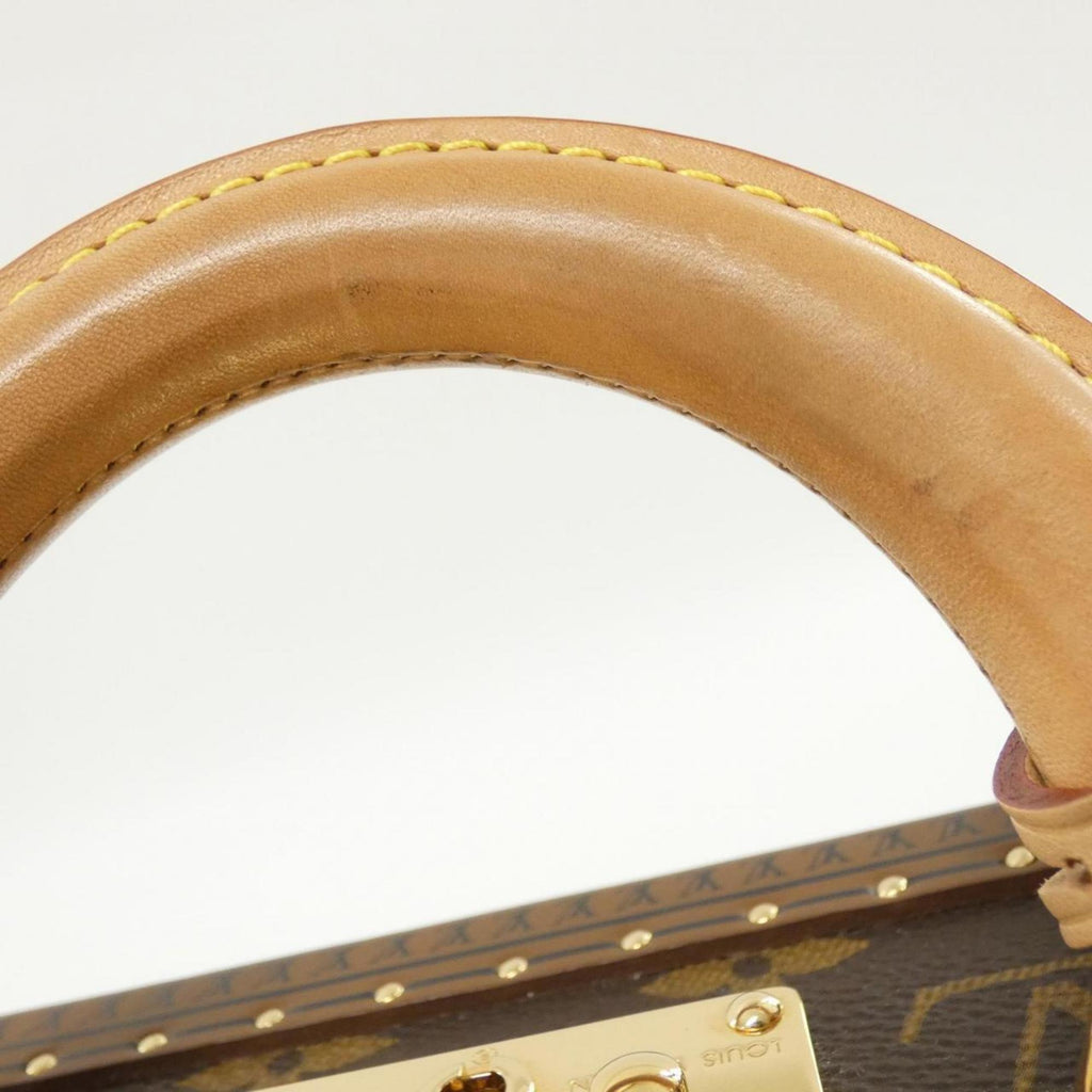Louis Vuitton Marron Coated Canvas Handbag
