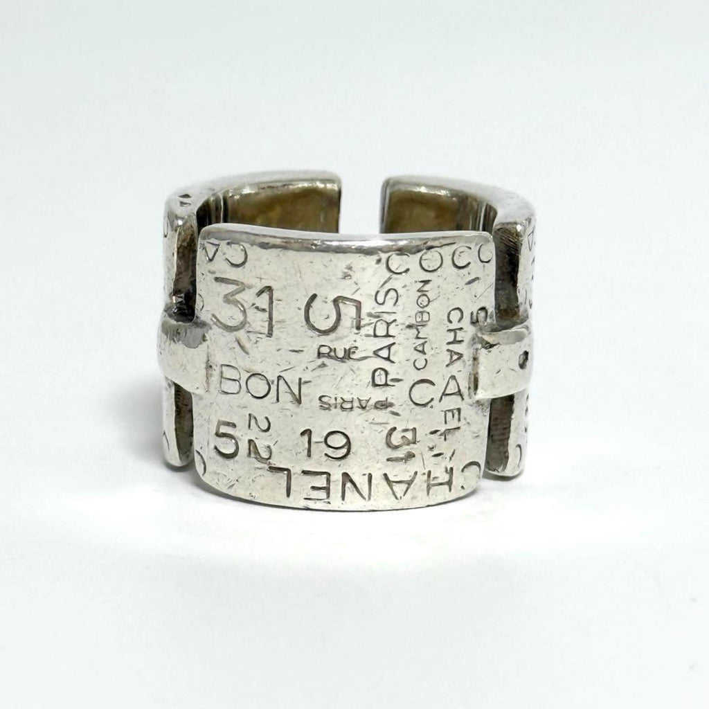Chanel Silver 925 Band Ring