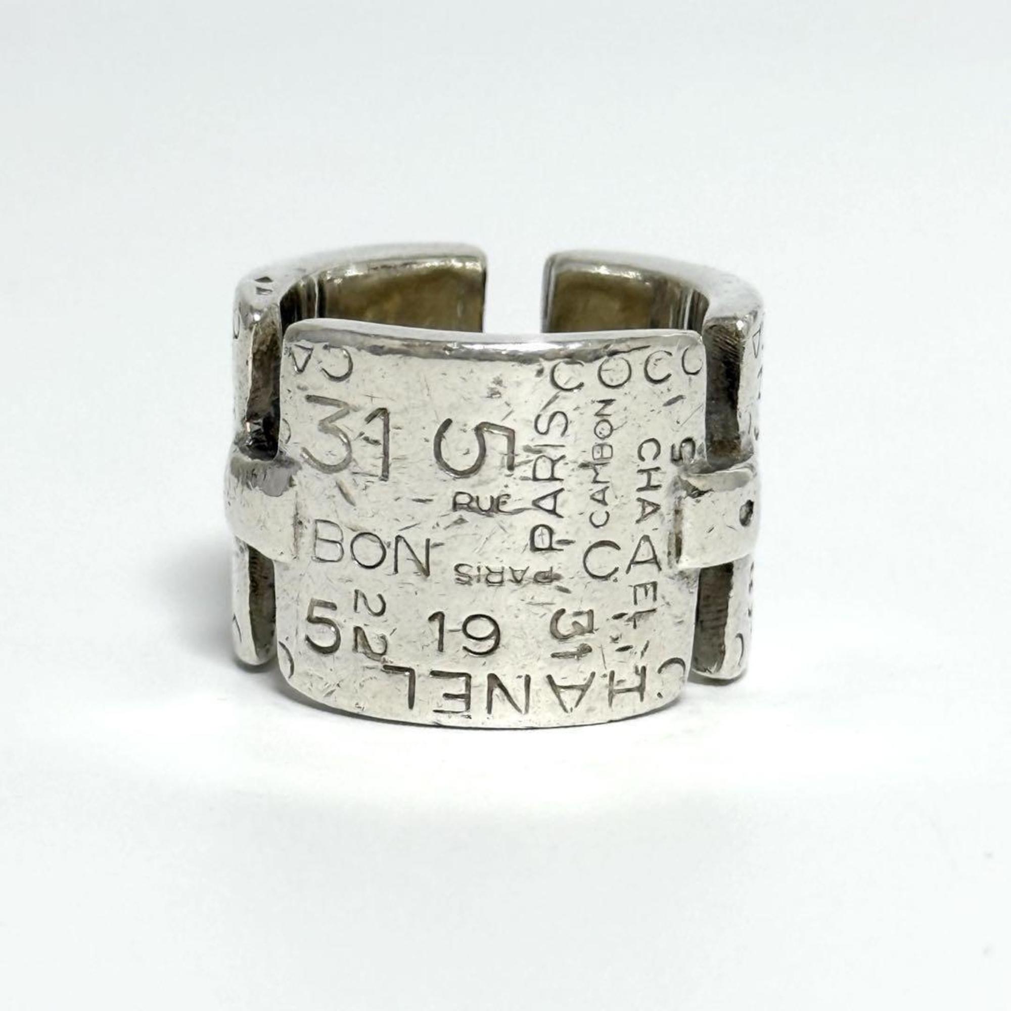 Chanel Silver 925 Band Ring