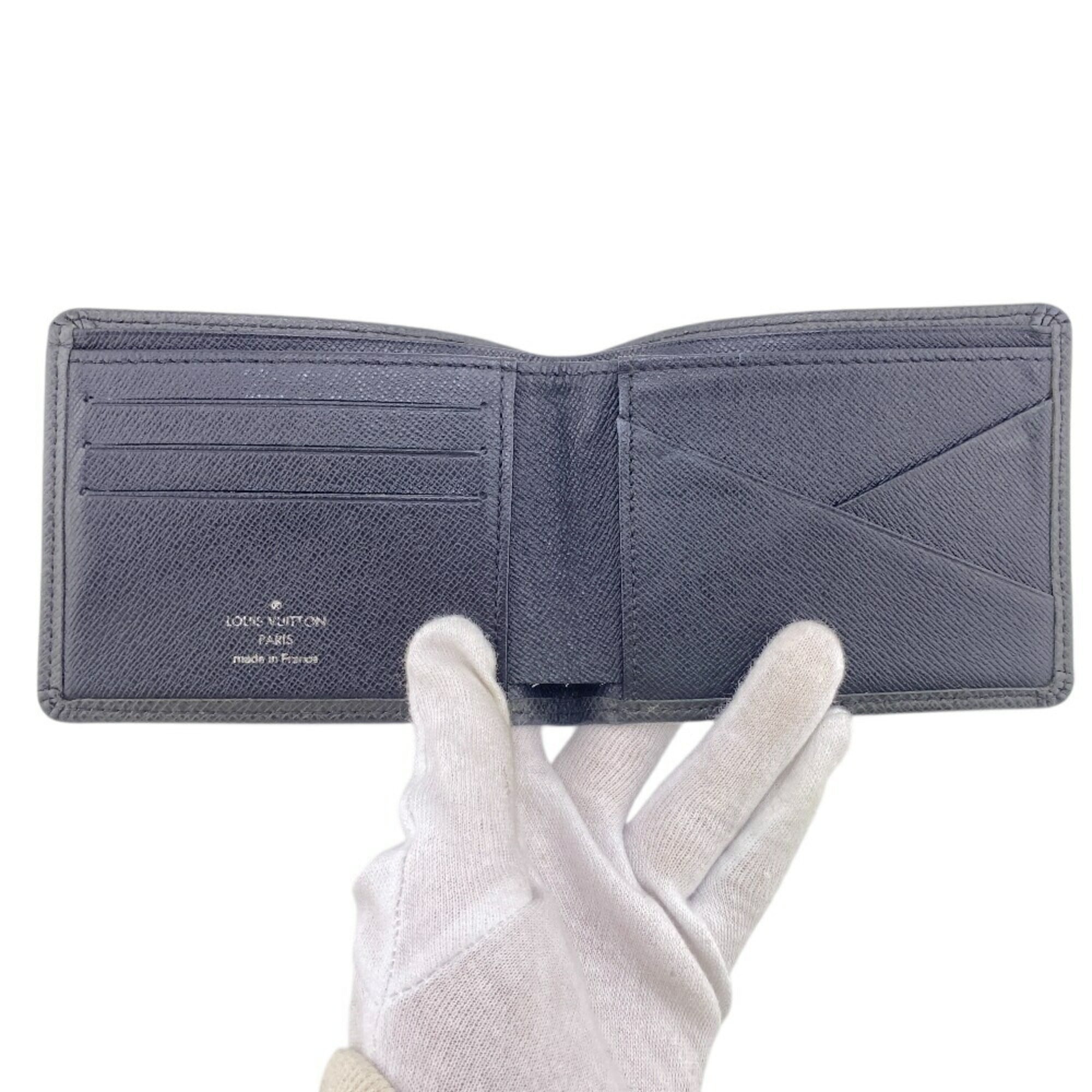 Louis Vuitton Black Leather Wallet