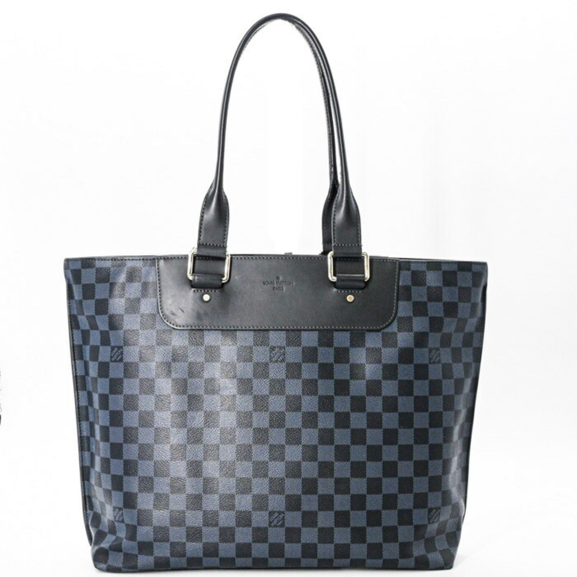 Louis Vuitton Damier Cobalt Black Blue Damier Graphite Tote Bag