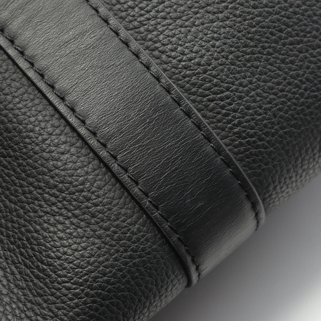 Louis Vuitton Black Leather Shoulder Bag
