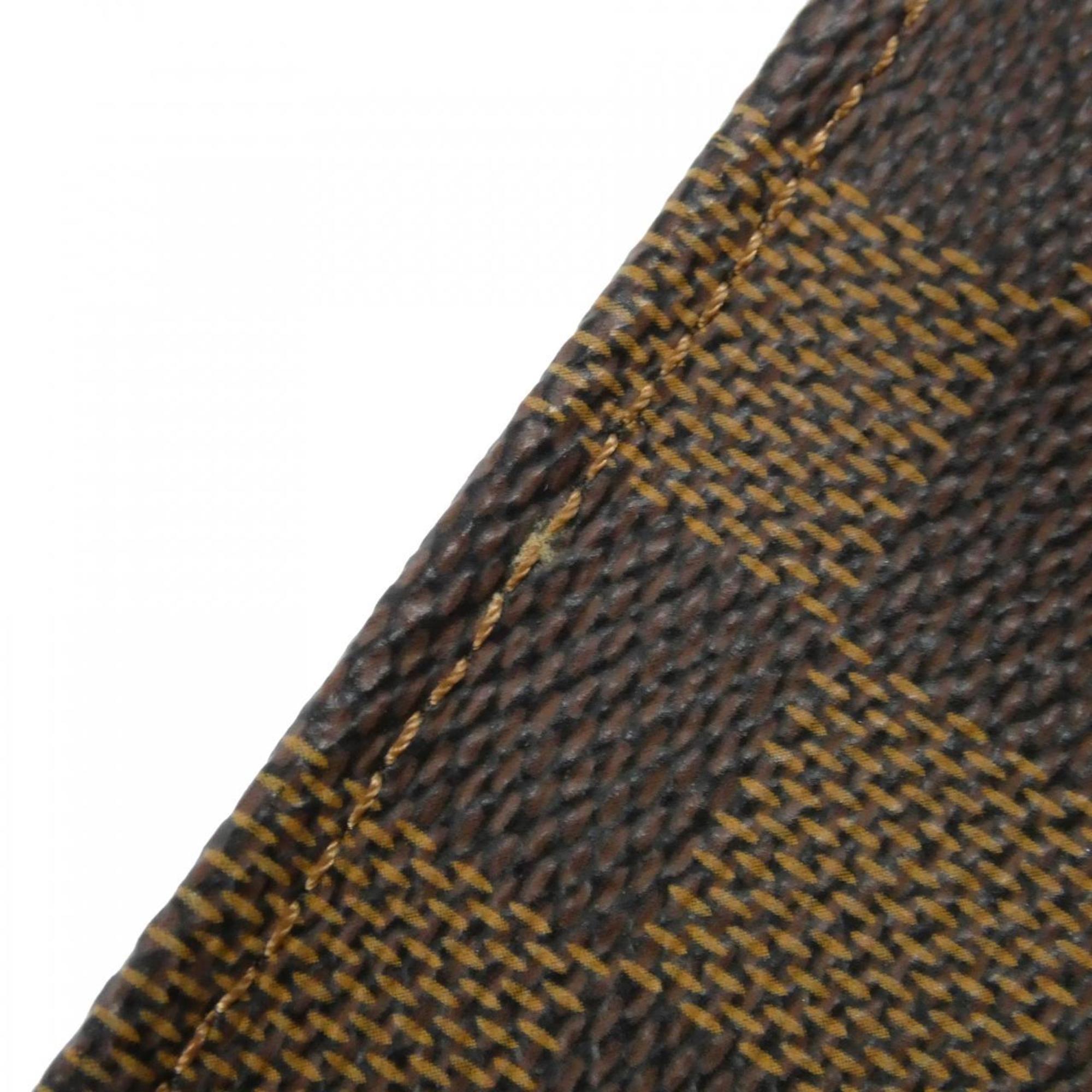 Louis Vuitton Brown Coated Canvas Handbag Pouch