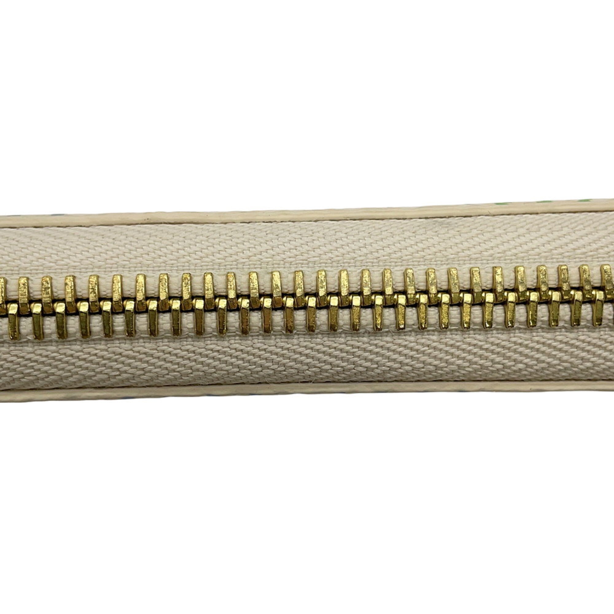 Louis Vuitton Beige Light Green Long Wallet