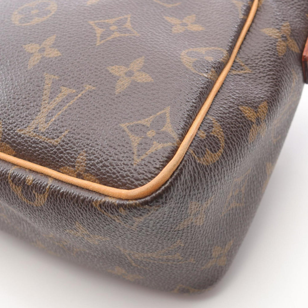 Louis Vuitton Brown Pvc Leather Shoulder Bag