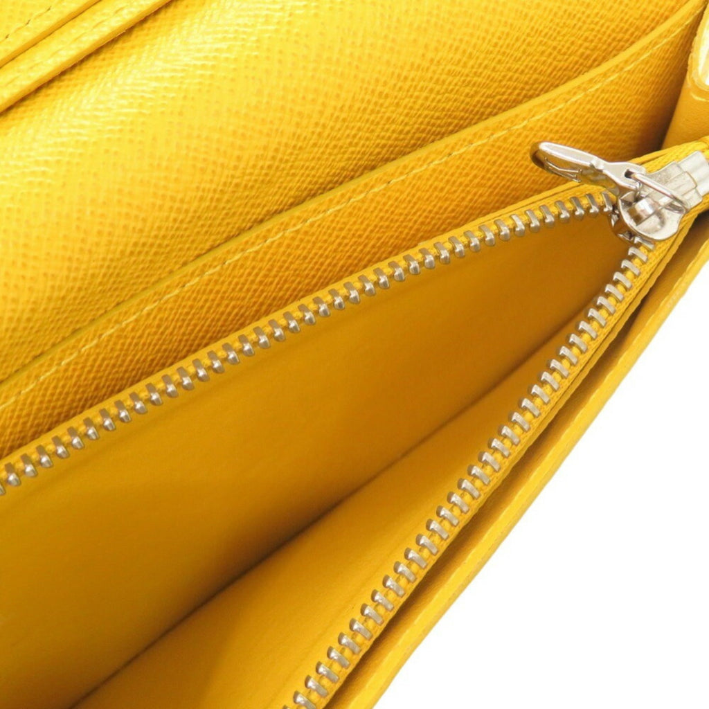 Louis Vuitton Jaune Taiga Leather Long Wallet