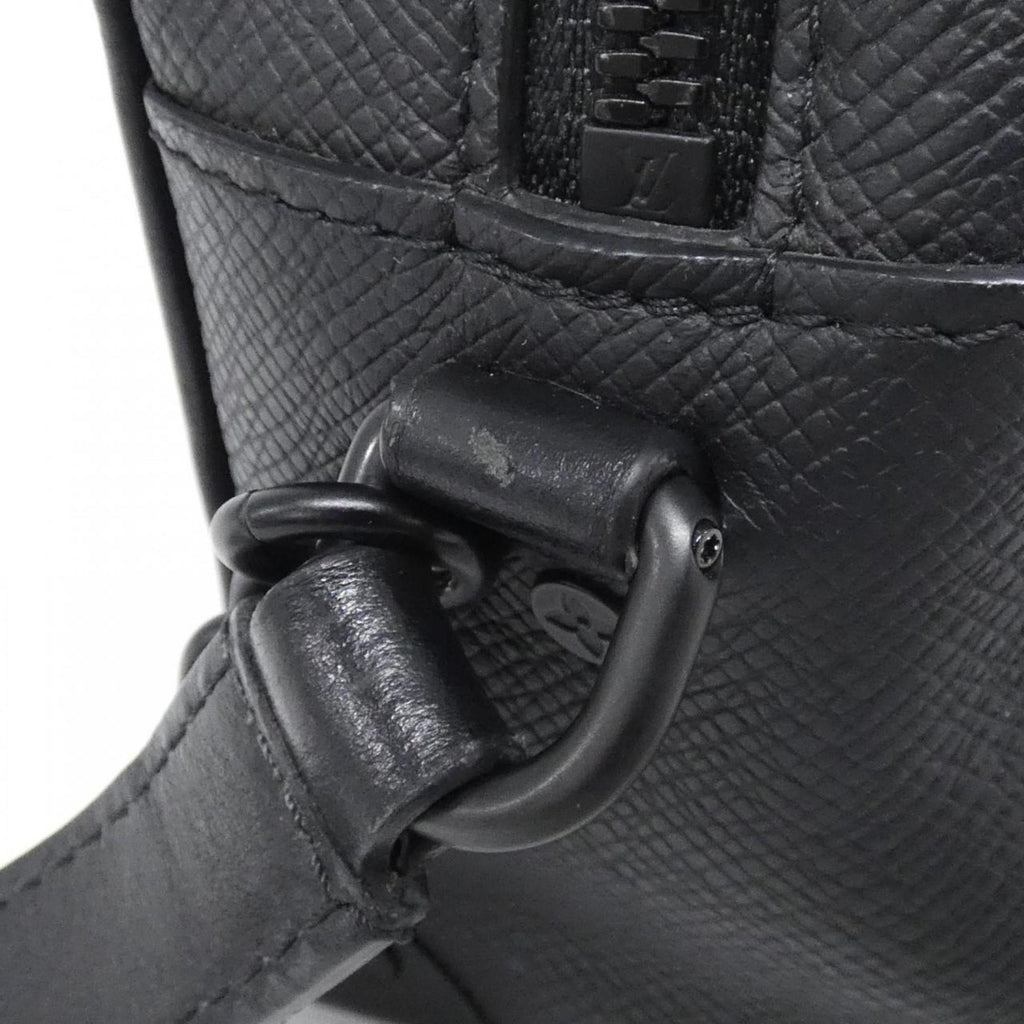 Louis Vuitton Black Leather Shoulder Bag