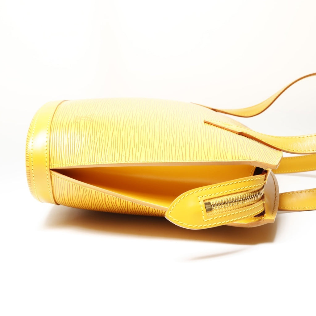 Louis Vuitton Epi Yellow Epi Leather Shoulder Bag