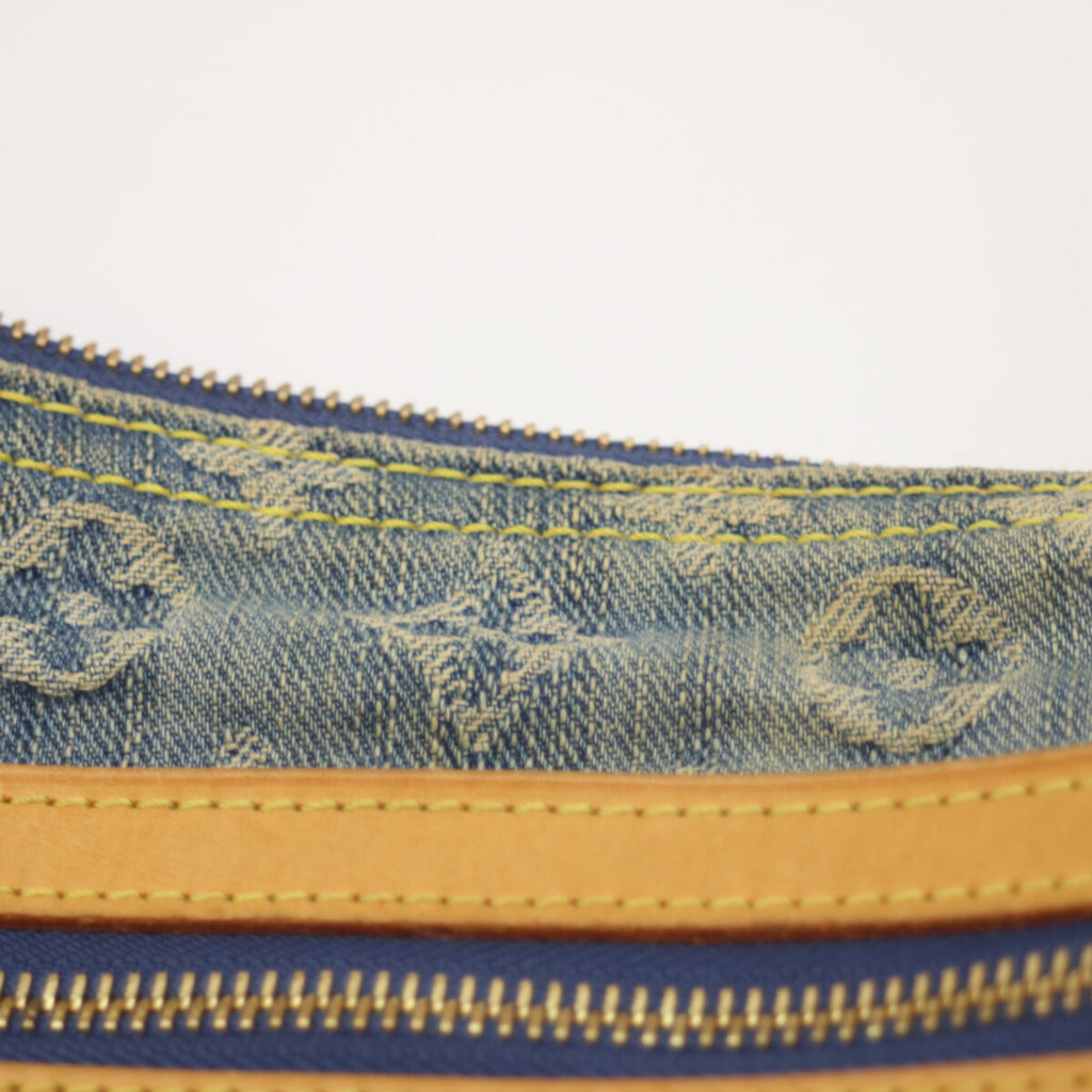 Louis Vuitton Blue Monogram Denim Shoulder Bag