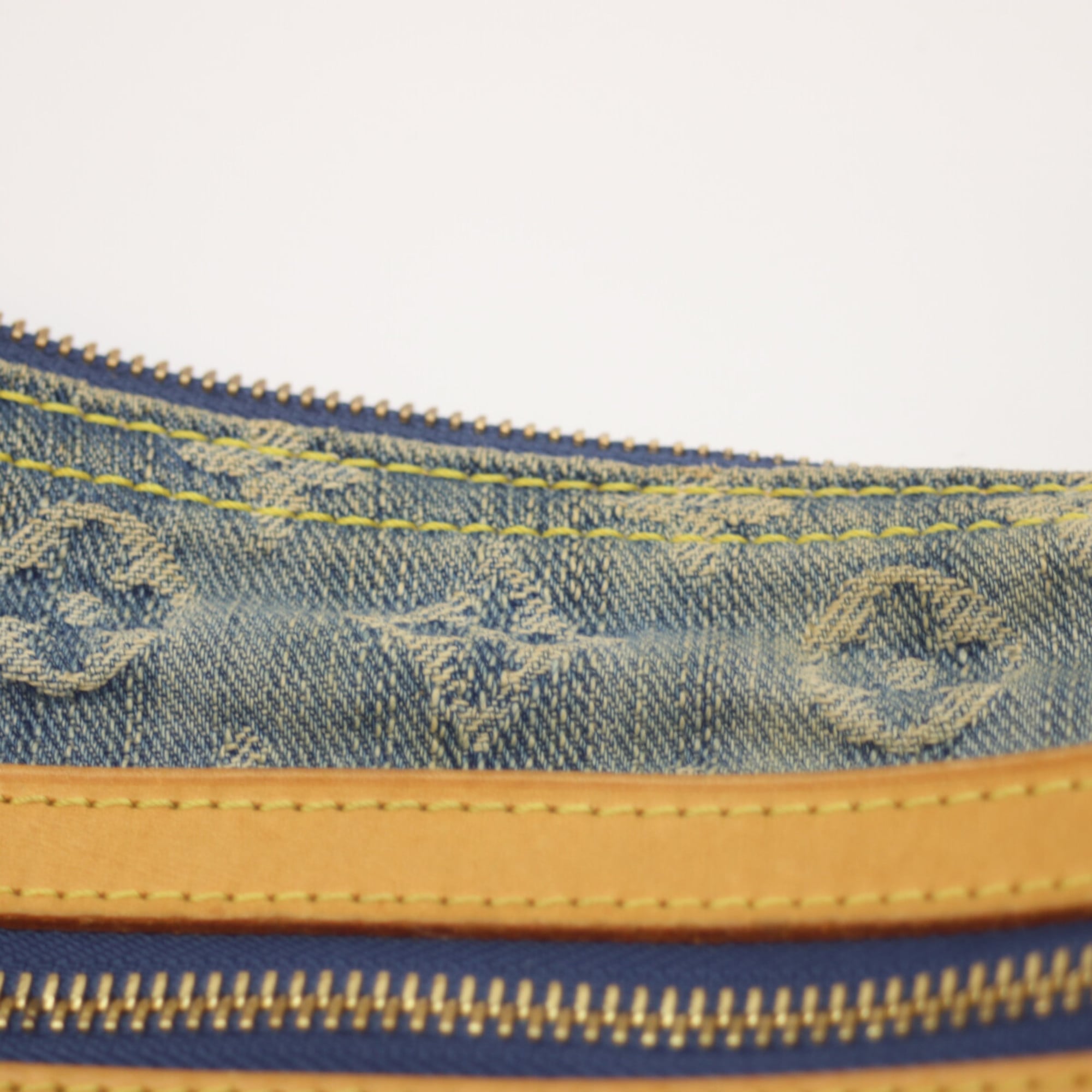 Louis Vuitton Blue Monogram Denim Shoulder Bag