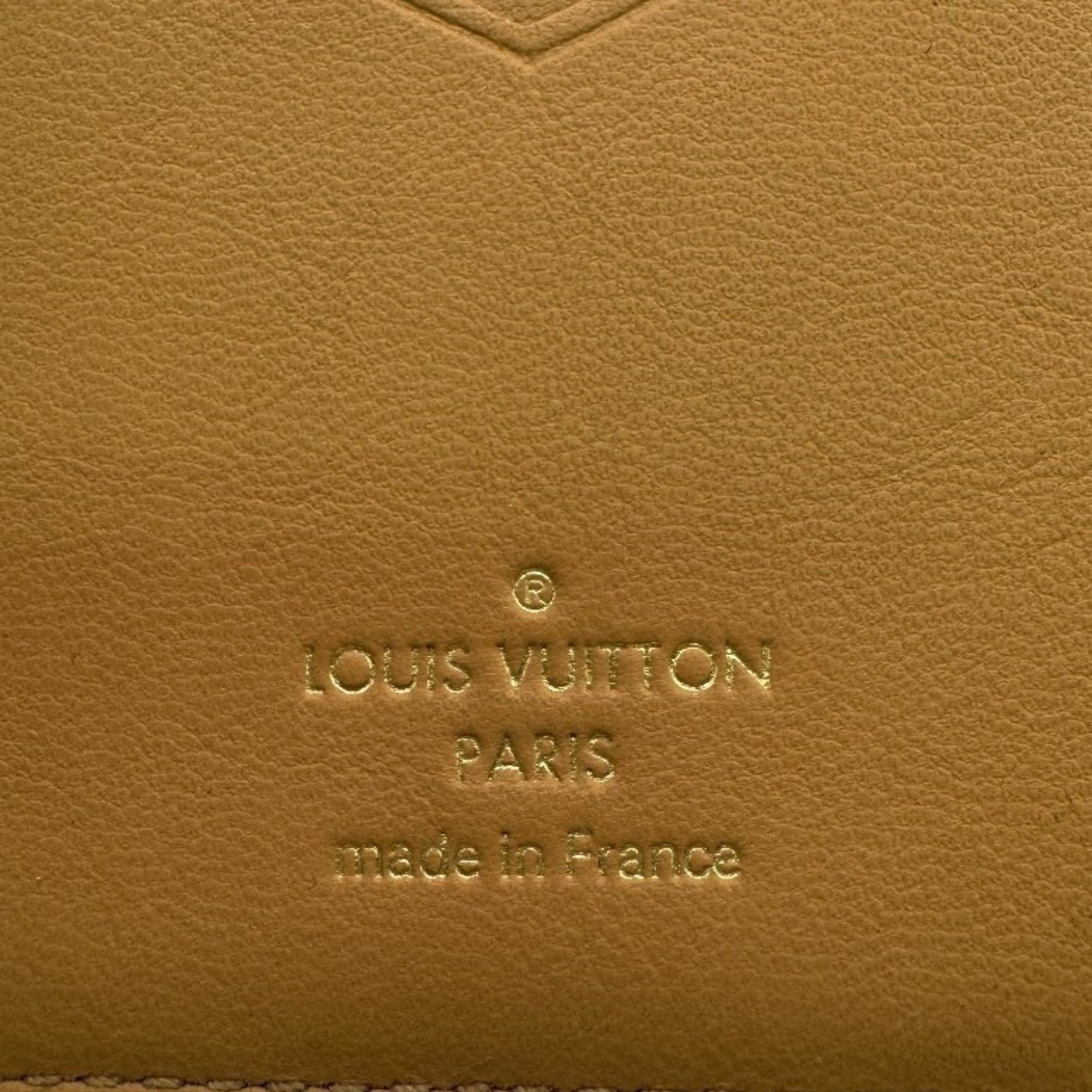 Louis Vuitton Black Leather Long Wallet