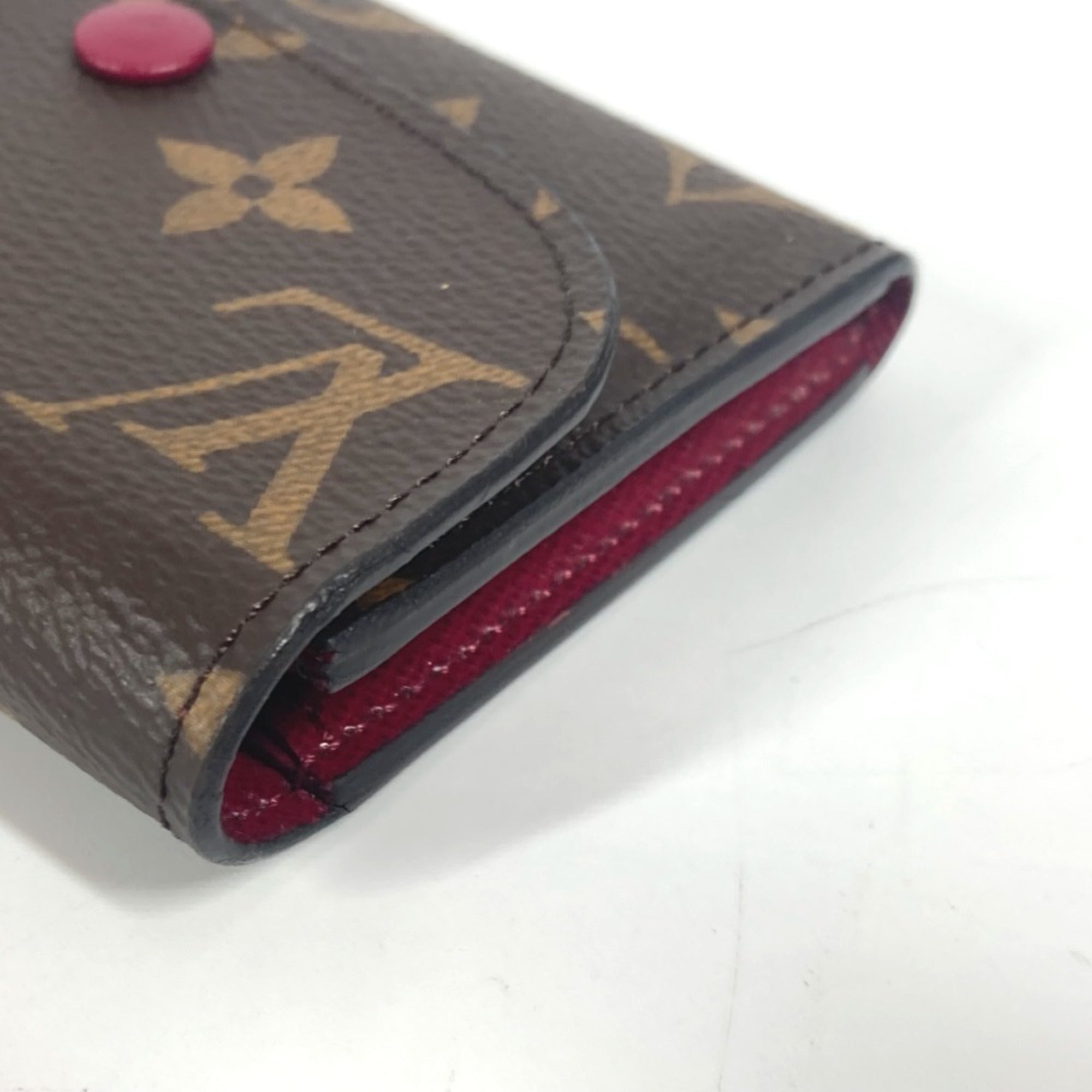 Louis Vuitton Brown Pink Metal Wallet