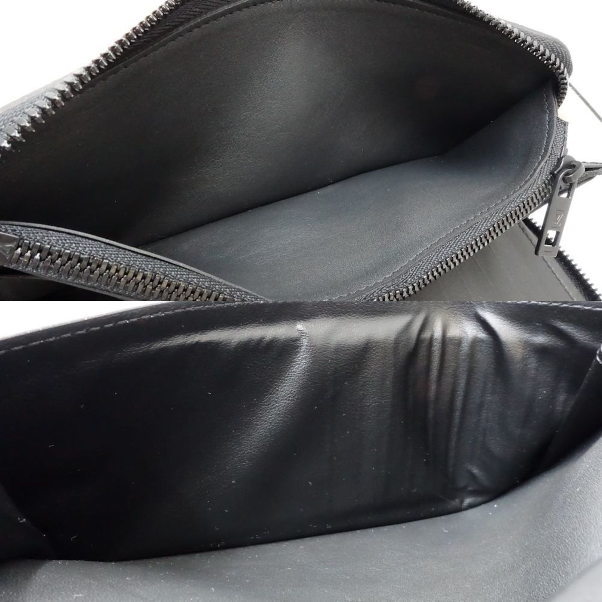 Louis Vuitton Noir Leather Long Wallet