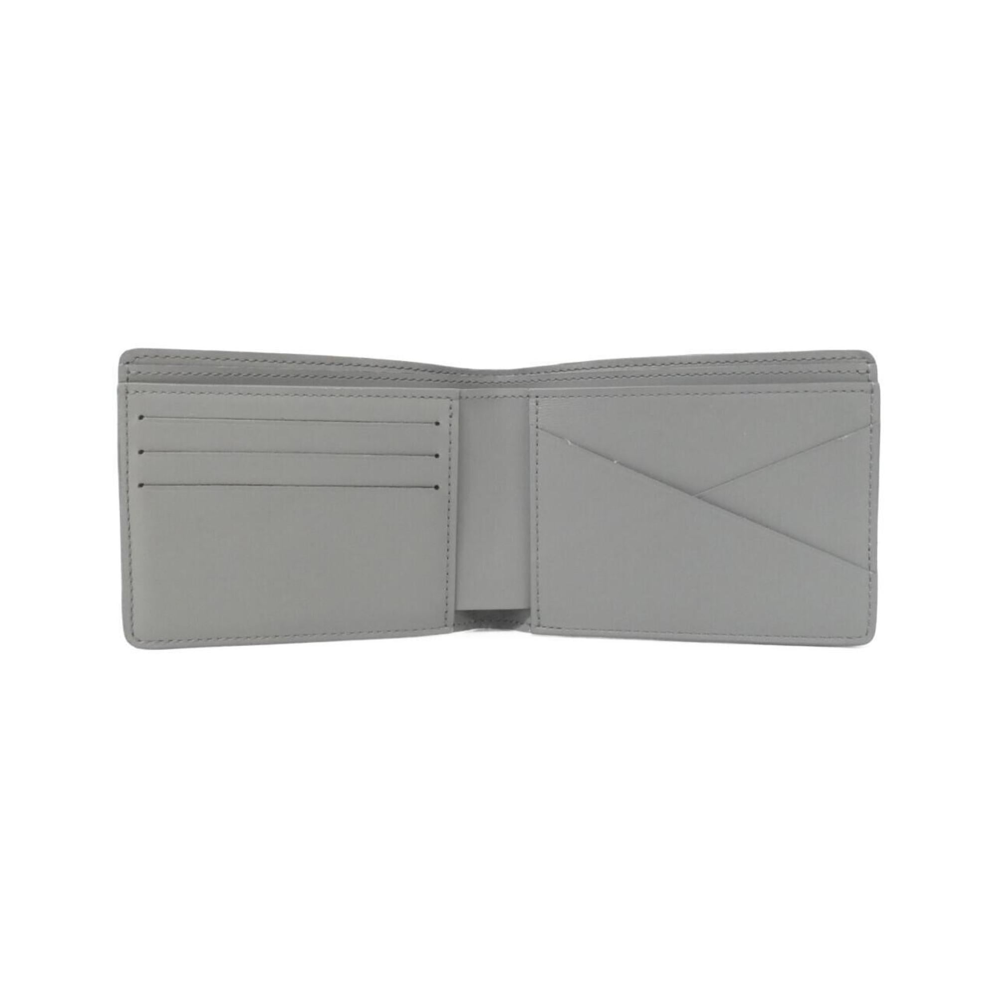 Louis Vuitton Gray Leather Bill Wallet