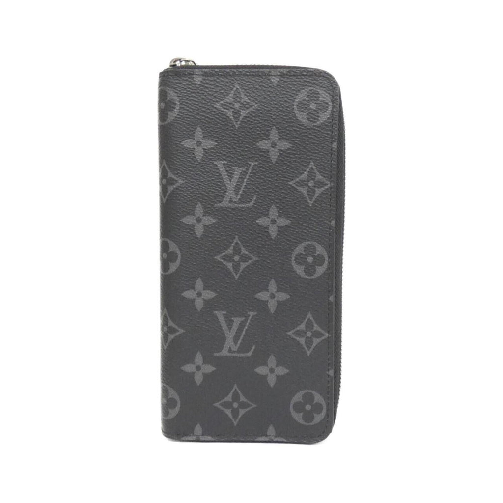 Louis Vuitton Monogram Eclipse Black Coated Canvas Long Wallet