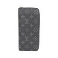 Louis Vuitton Monogram Eclipse Black Coated Canvas Long Wallet