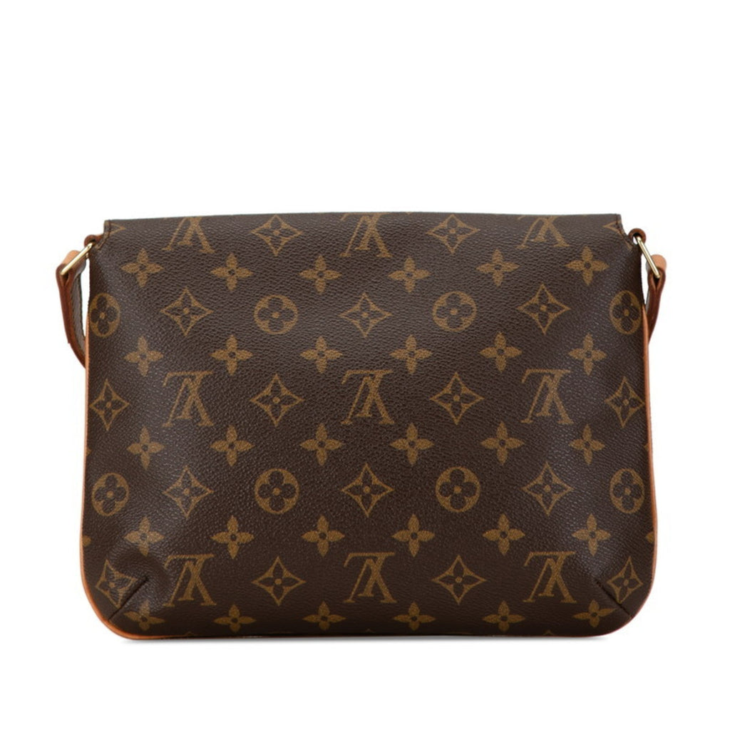 Louis Vuitton Brown Pvc Leather Shoulder Bag