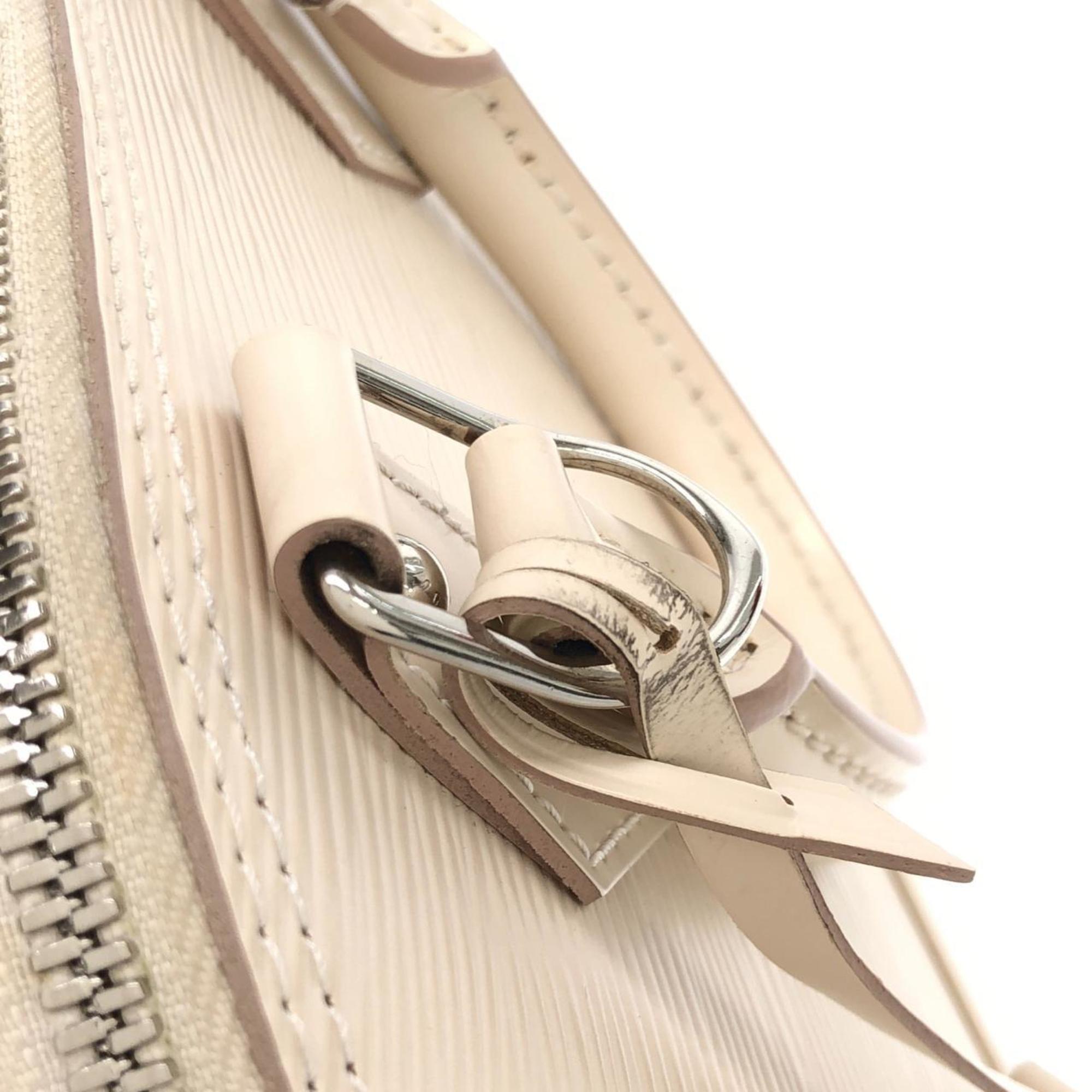 Louis Vuitton Epi Silver Leather Handbag