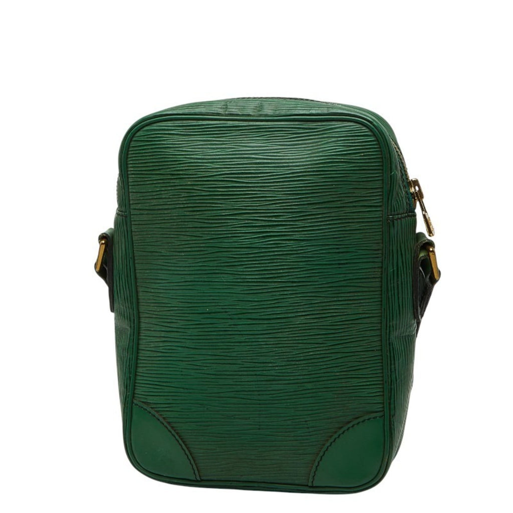 Louis Vuitton Epi Borneo Green Leather Shoulder Bag