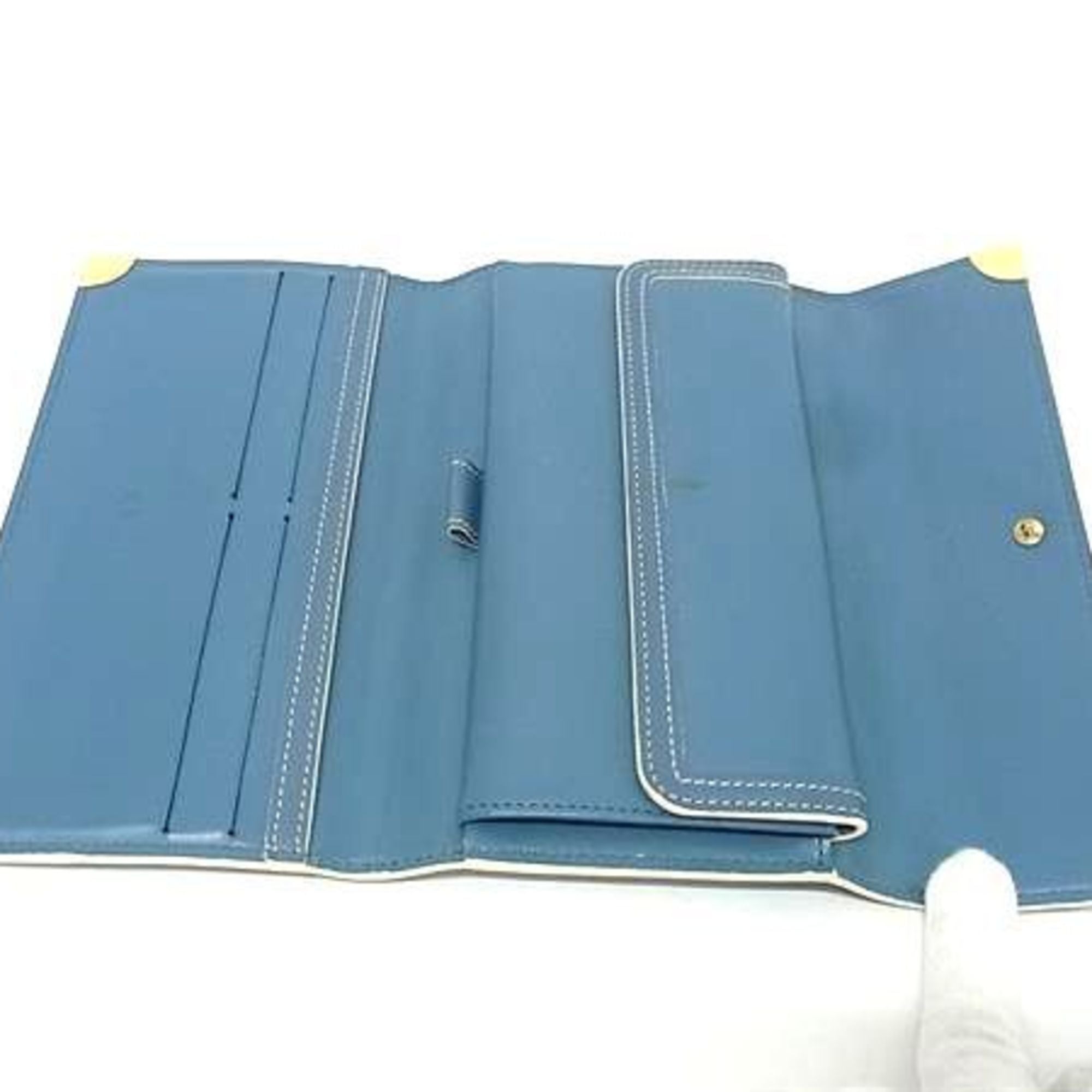 Louis Vuitton Suhali Blue Suhali Leather Coin Purse/Coin Case