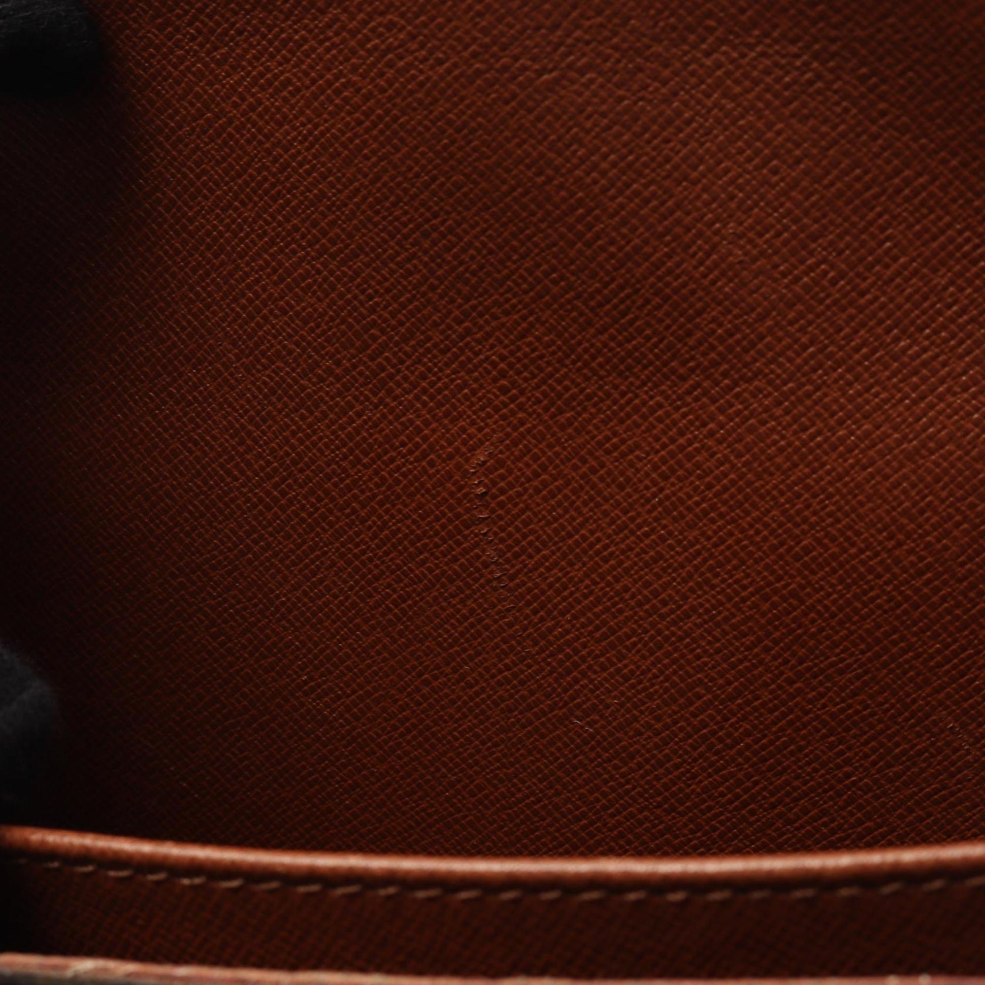 Louis Vuitton Brown Coated Canvas Pvc Monogram Leather Shoulder Bag