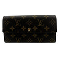 Louis Vuitton Monogram Brown Leather Long Wallet