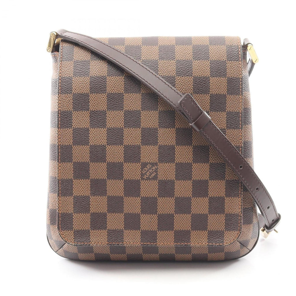 Louis Vuitton Brown Ebene Coated Canvas Leather Shoulder Bag