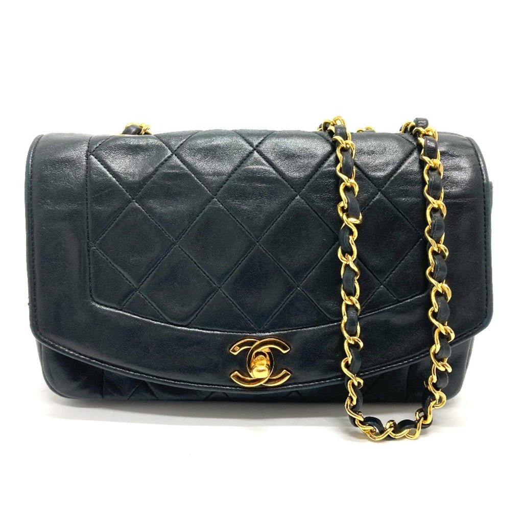 Chanel Black Leather Shoulder Bag