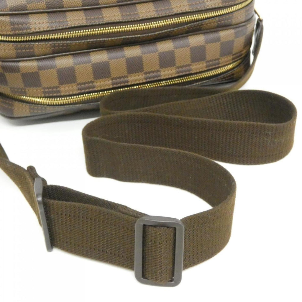 Louis Vuitton Brown Coated Canvas Shoulder Bag