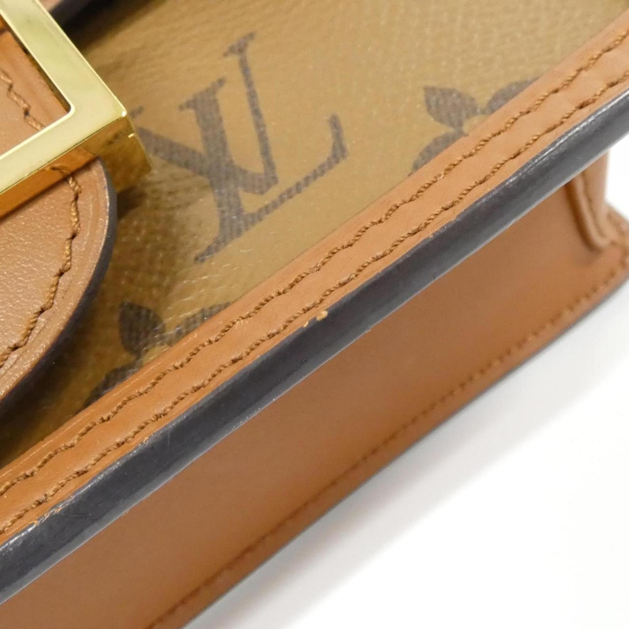 Louis Vuitton Marron Monogram Reverse Monogram Reverse Shoulder Bag
