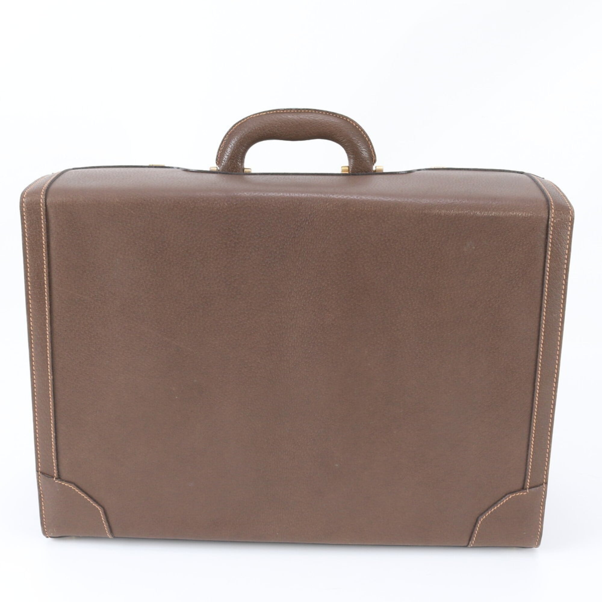 Gucci Brown Leather Handbag (Pre-Owned)