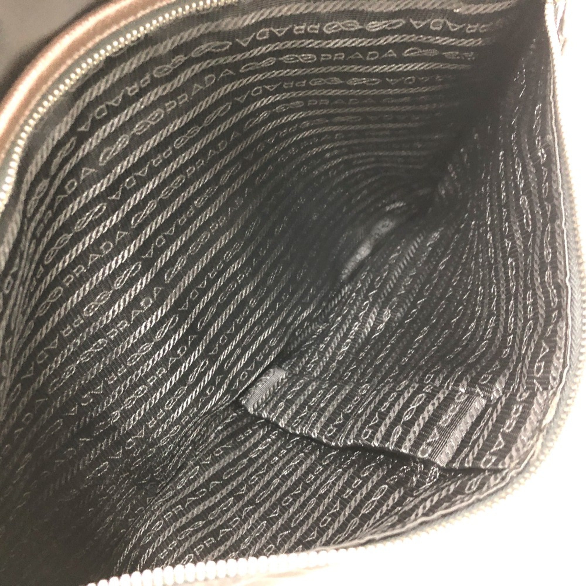 Prada Black Cloth Shoulder Bag