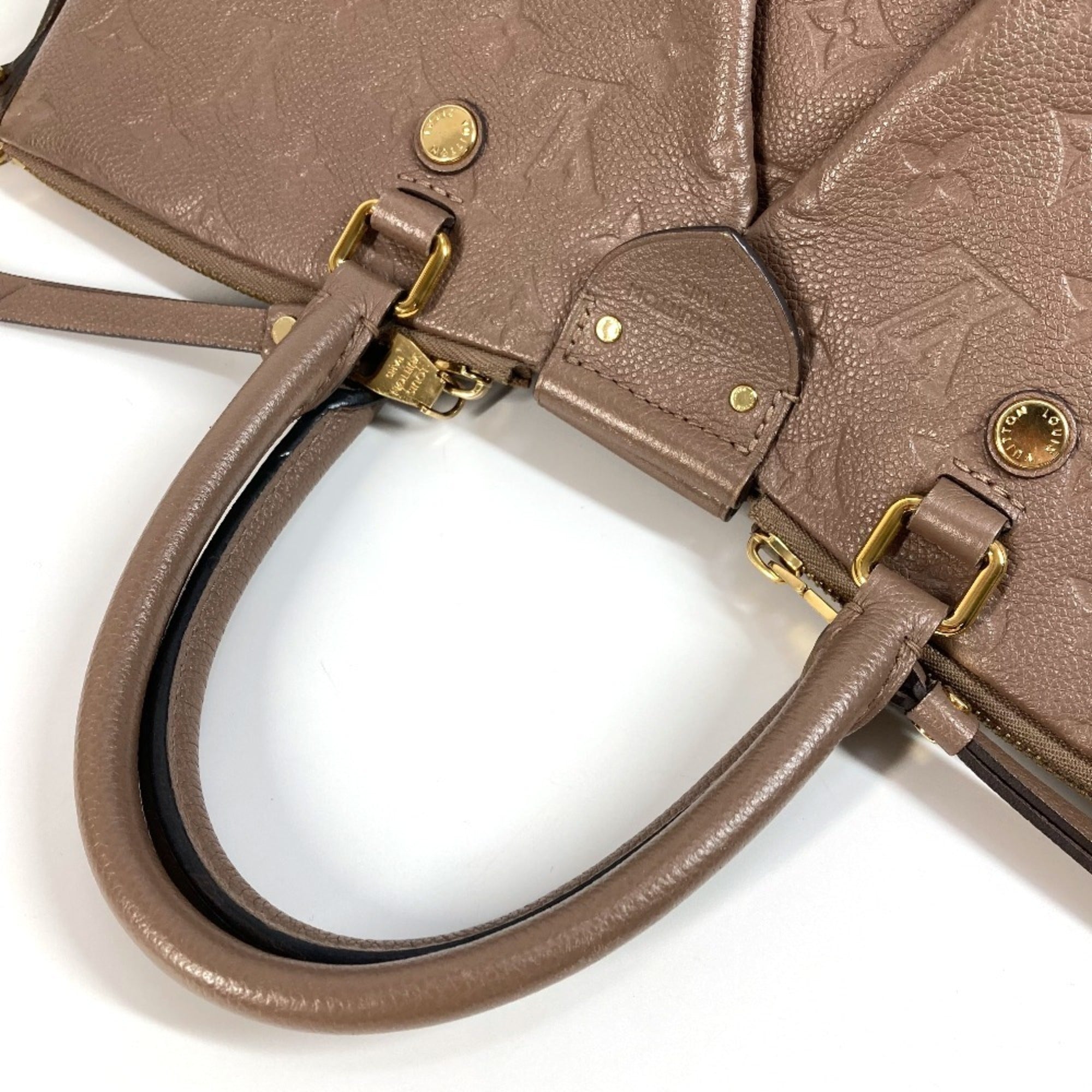 Louis Vuitton Monogram Empreinte Beige Monogram Empreinte Handbag Shoulder Bag