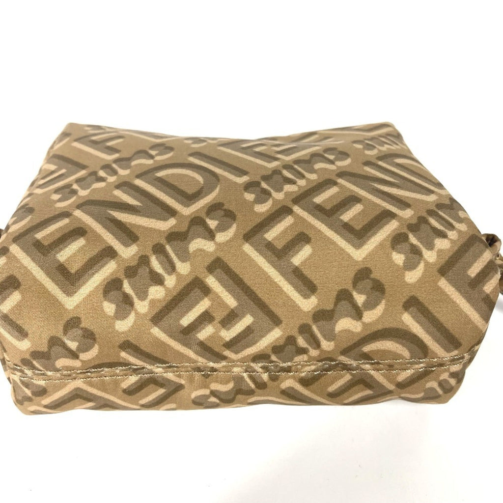 Fendi Beige Nylon Pouch