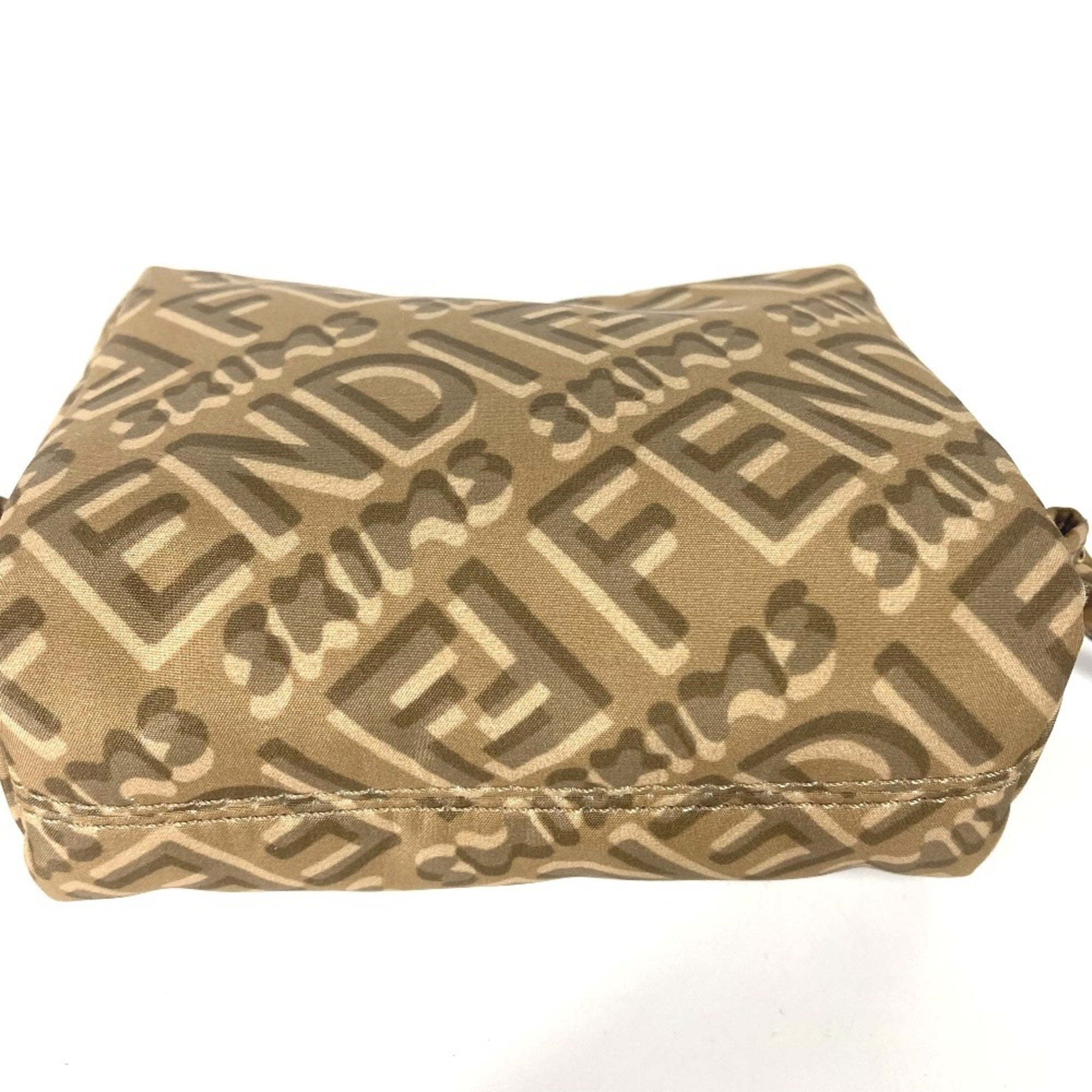 Fendi Beige Nylon Pouch