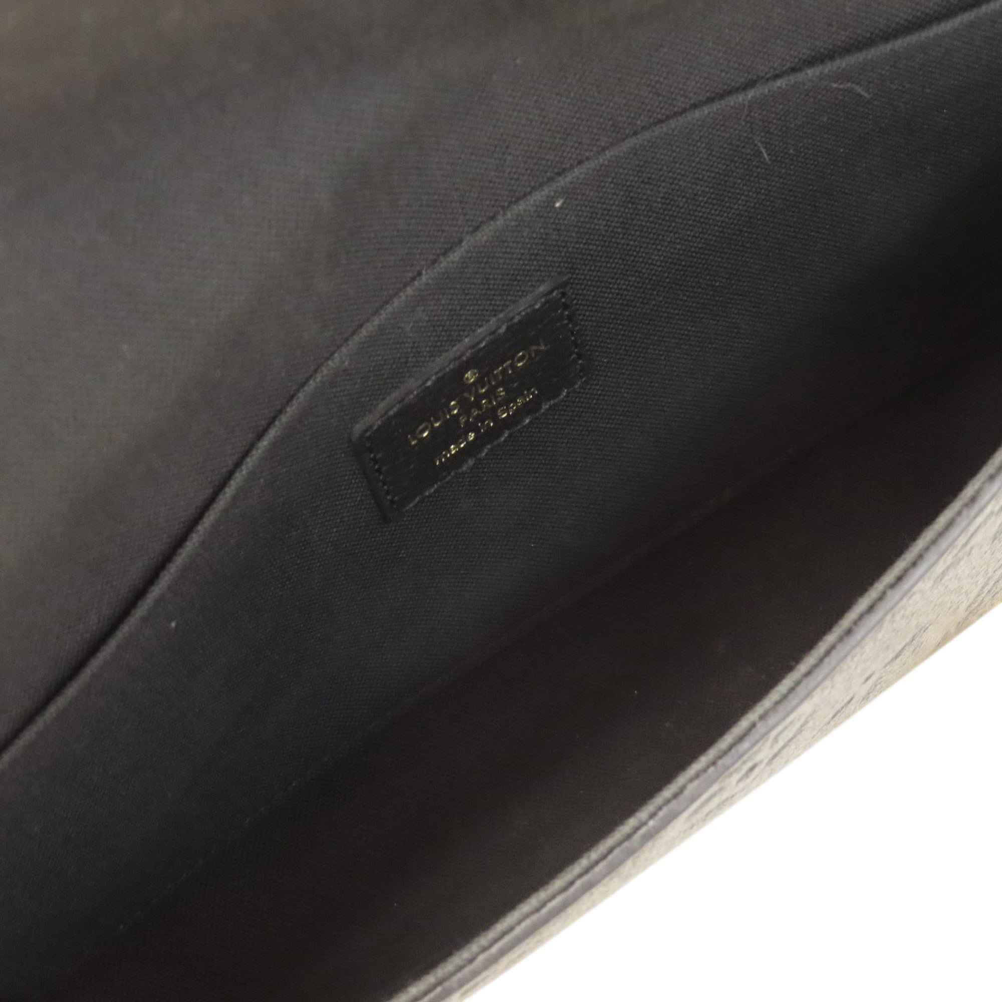 Louis Vuitton Black Chain/Shoulder Wallet