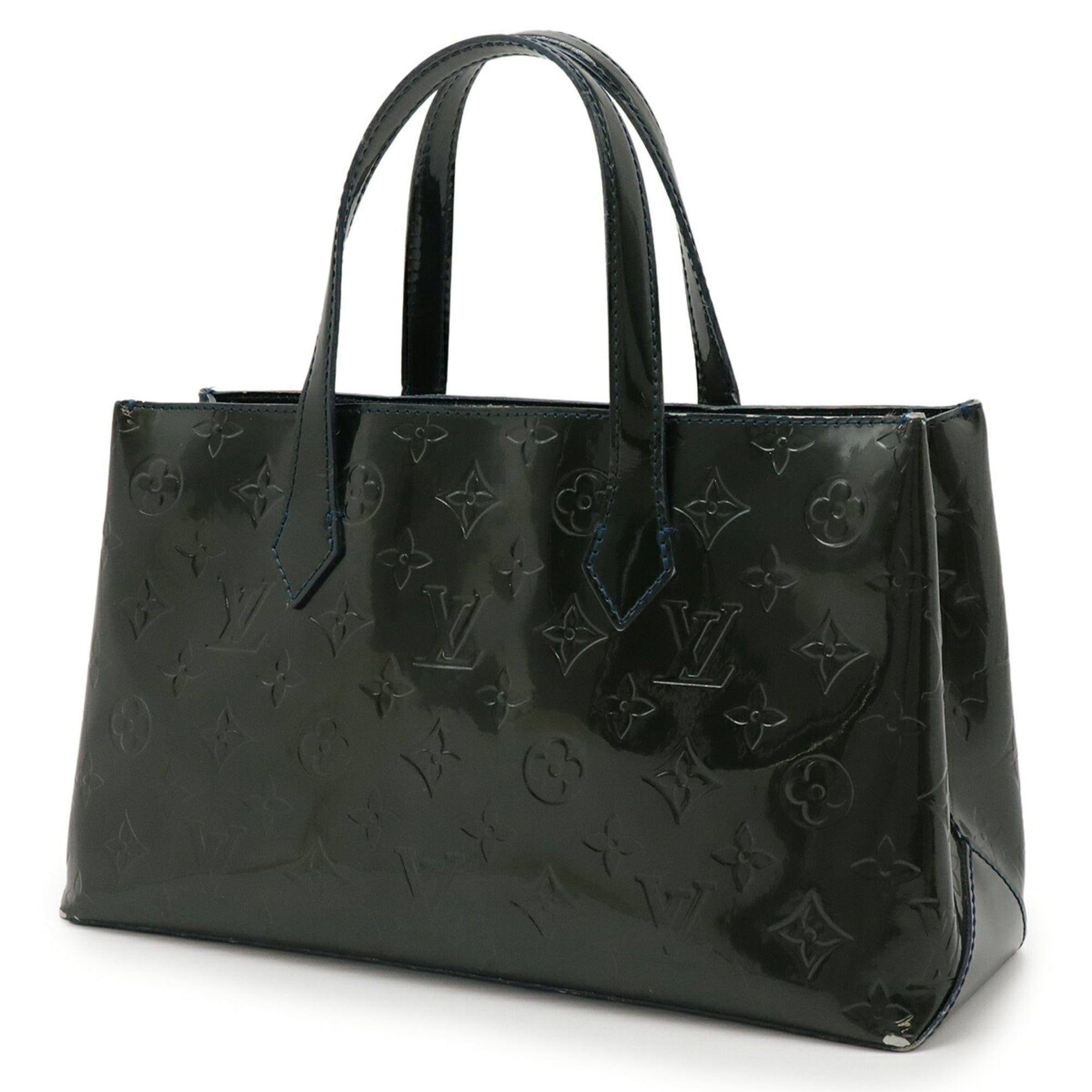 Louis Vuitton Blue Infini Monogram Vernis Handbag Tote Bag
