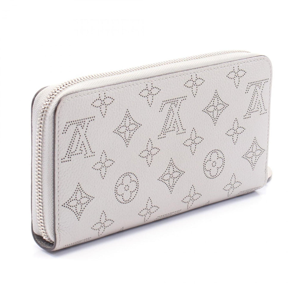 Louis Vuitton Gray Mahina Leather Long Wallet