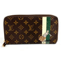 Louis Vuitton Brown Green Monogram Long Wallet
