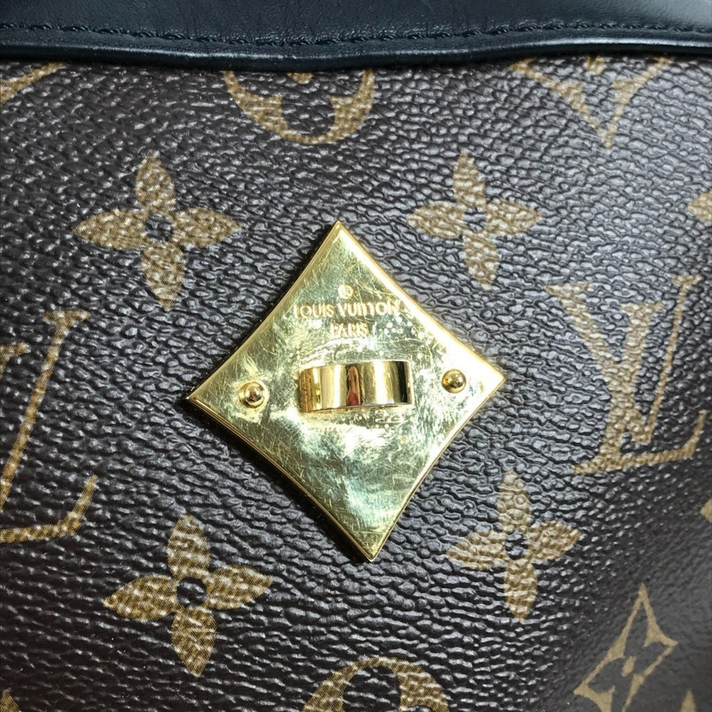 Louis Vuitton Black Brown Noir Monogram Pochette Shoulder Bag