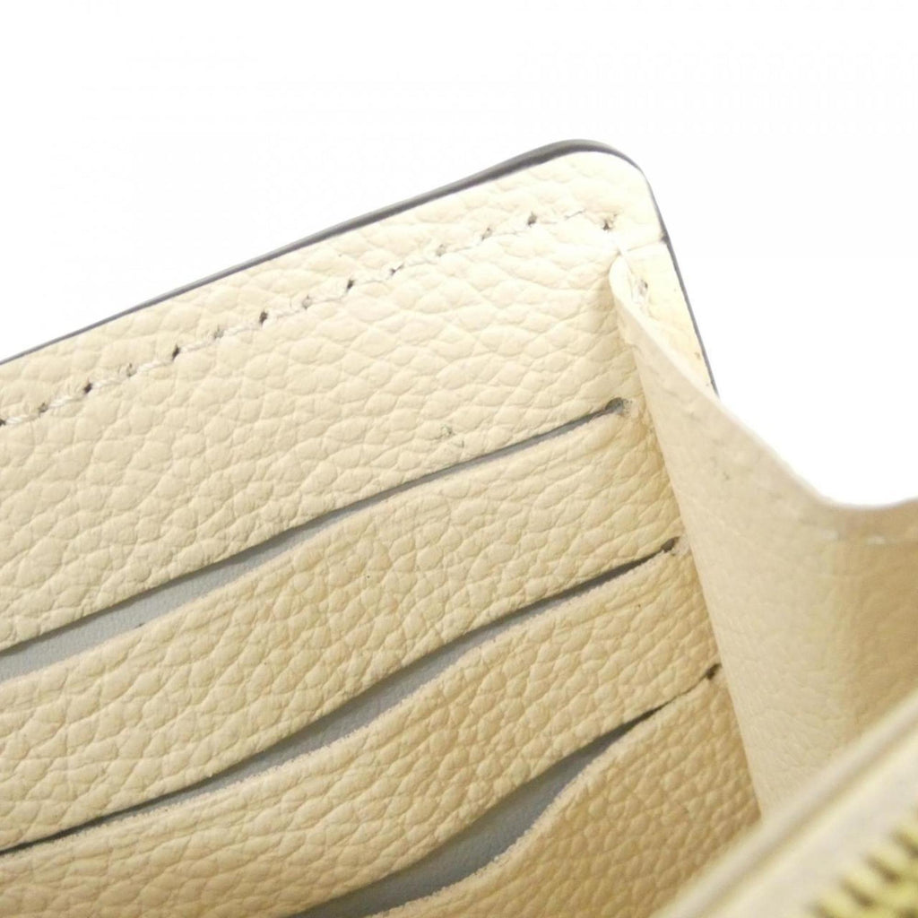 Louis Vuitton Beige Leather Long Wallet