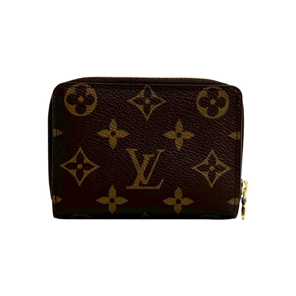Louis Vuitton Brown Leather Pvc Wallet